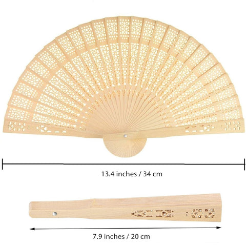 Wobe open fan displayed to show size and practical cooling benefit