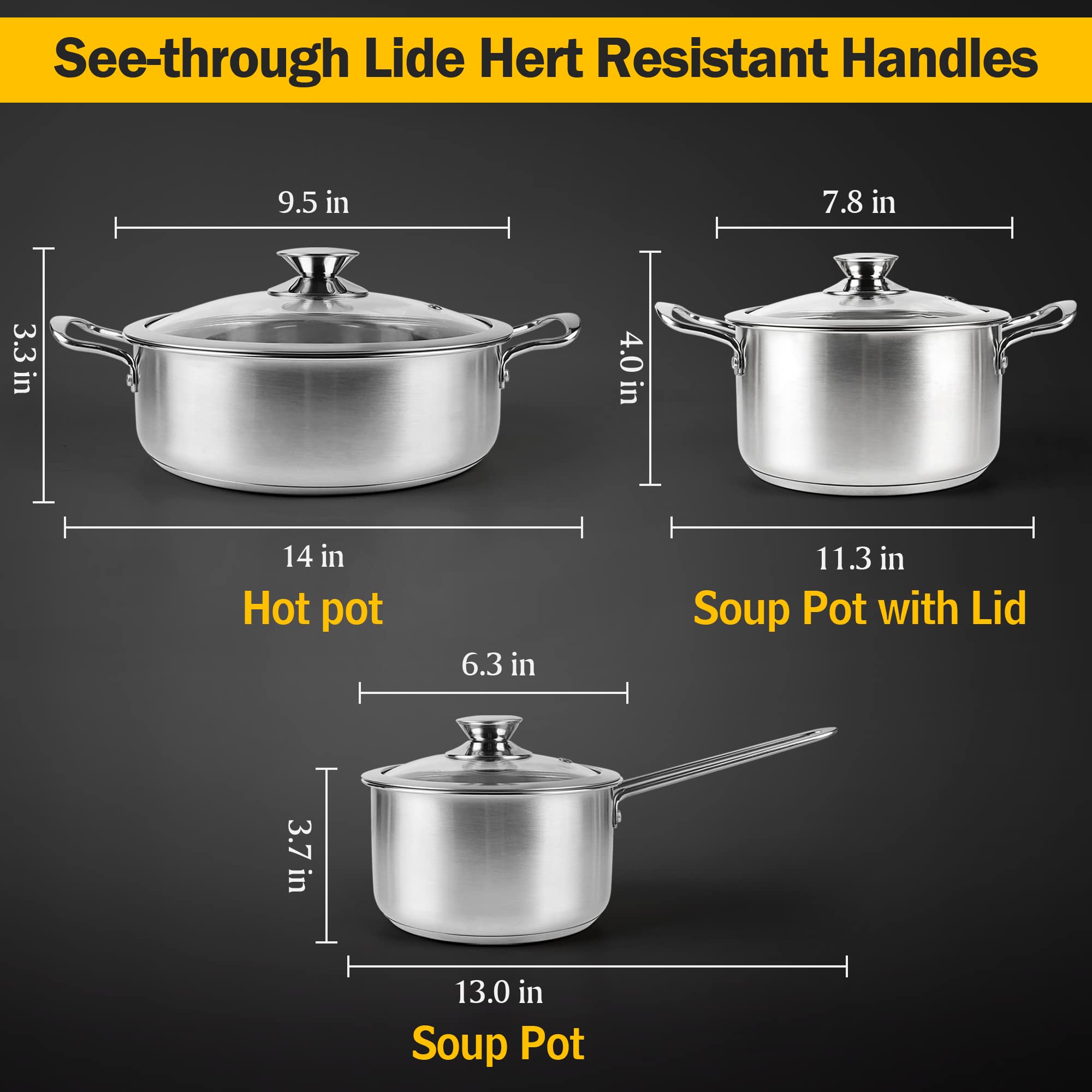 Wodillo tempered glass lid close-up for easy food monitoring