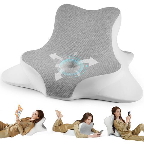 WOGAHEV front view grey wedge showing overall shape and immediate support