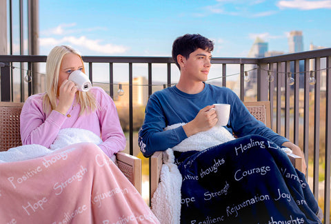 WOLF CREEK BLANKET packaging and label view indicating hypoallergenic care benefits