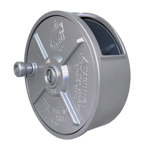 WOLF front view reel holder showing compact design and easy access benefit