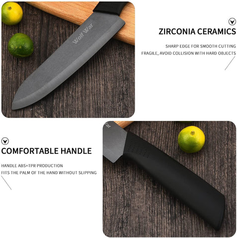 Wolf War ergonomic arched handle detail offering comfortable, controlled grip