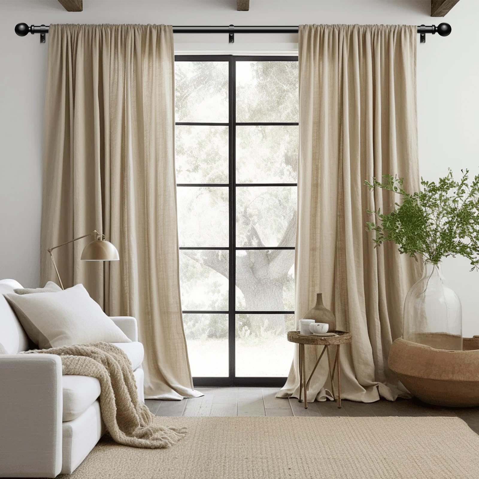 Wolistsa installed over kitchen window showing modern look and practical coverage
