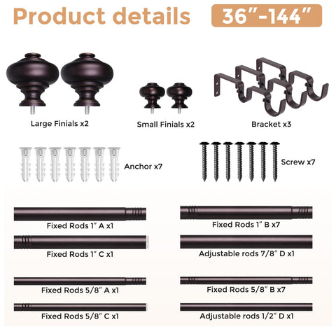 Wolistsa layered curtains drawn demonstrating smooth glide and dual-treatment benefit