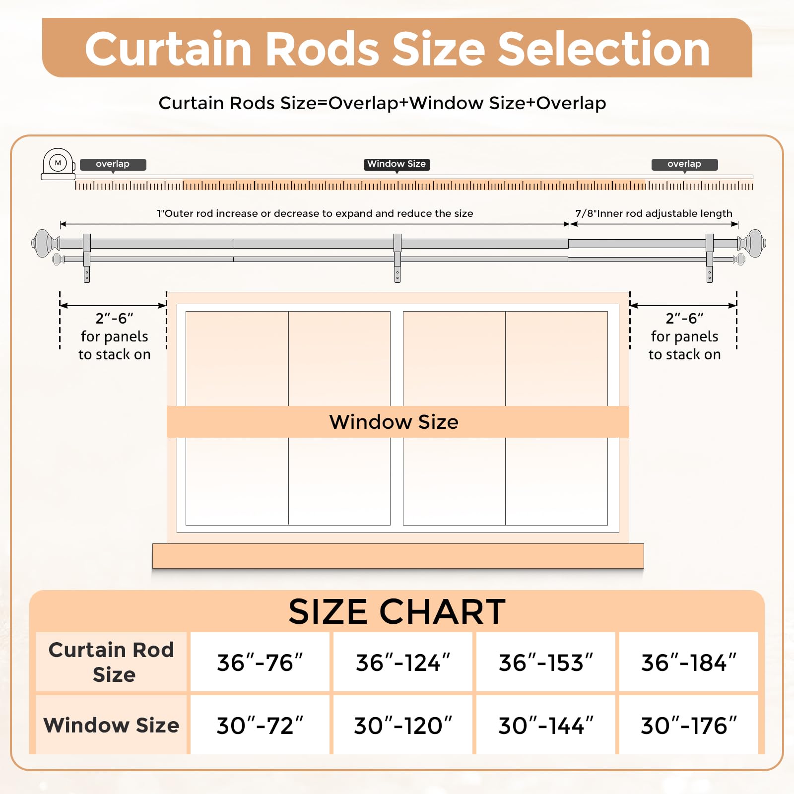 Wolistsa rod beside tape measure showing telescoping reach and adjustable length