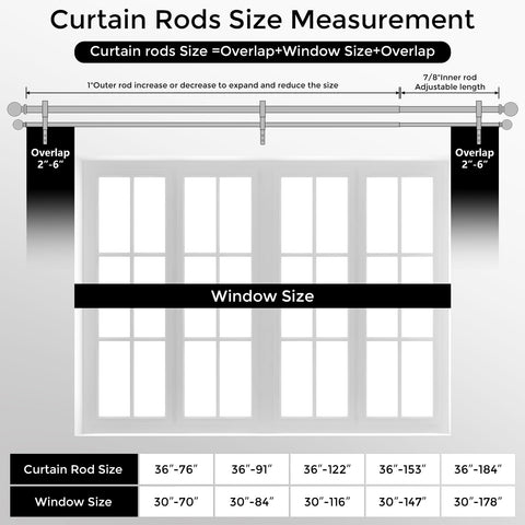 Wolistsa rod next to measuring tape illustrating 36–91 inch extension range