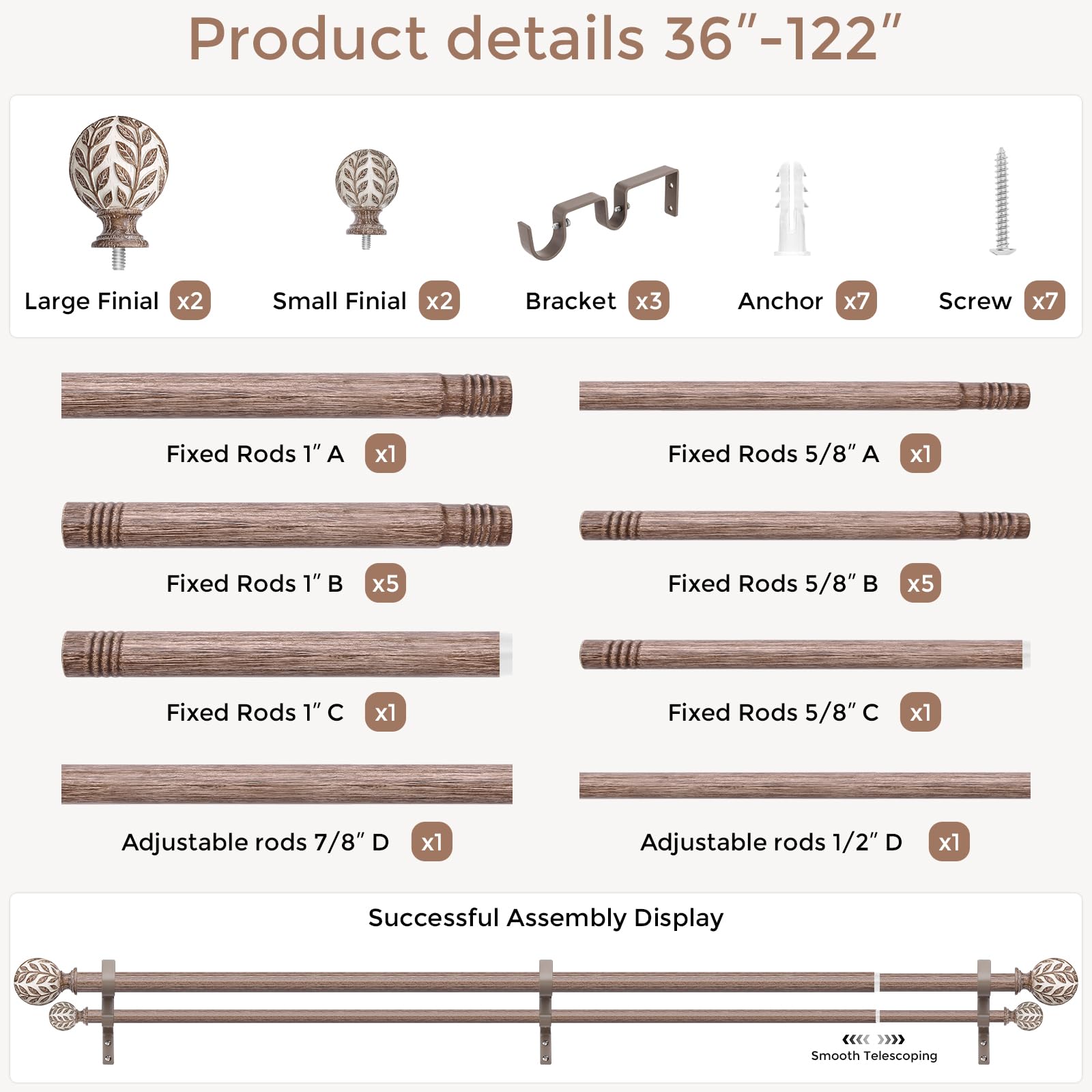 Wolistsa scale comparison against window frame demonstrating adjustable length