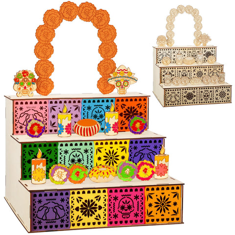 Wonderjune front view of altar showing decorative silhouette and display appeal
