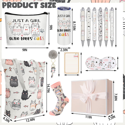 Wonderjune cat-pattern socks and eye mask laid out for comfort and restful sleep