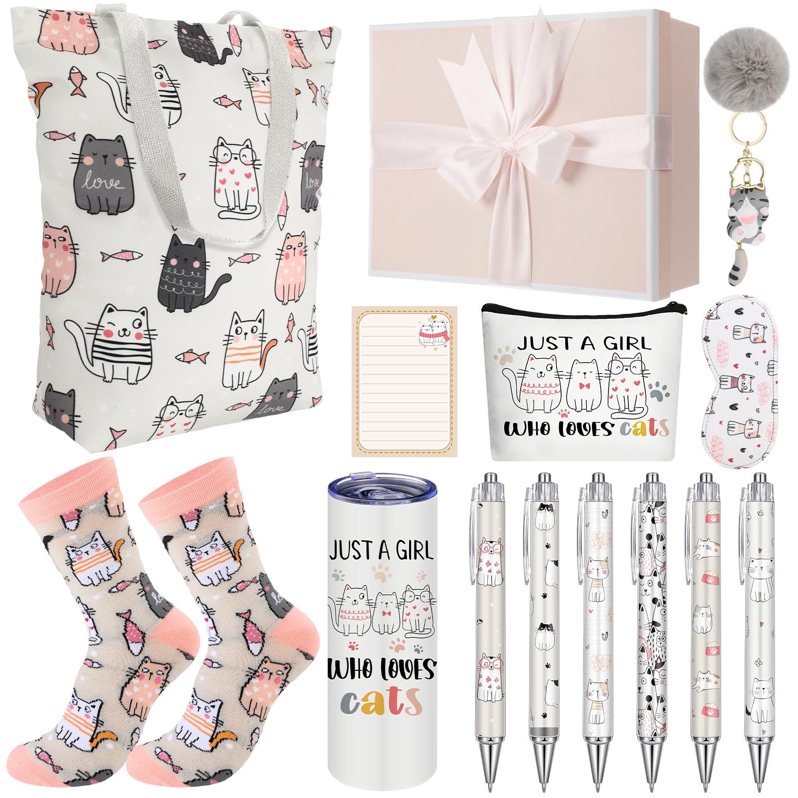 Wonderjune front packaging showing the full 14-piece cat gift box and attractive presentation