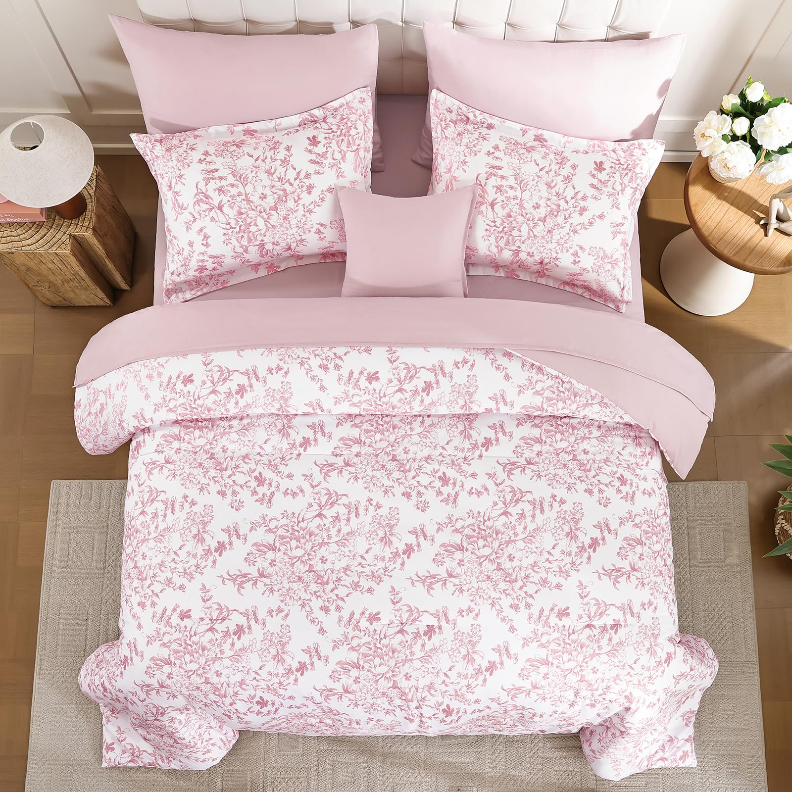 WONGS BEDDING comforter reversible side displays two looks for flexible bedroom styling