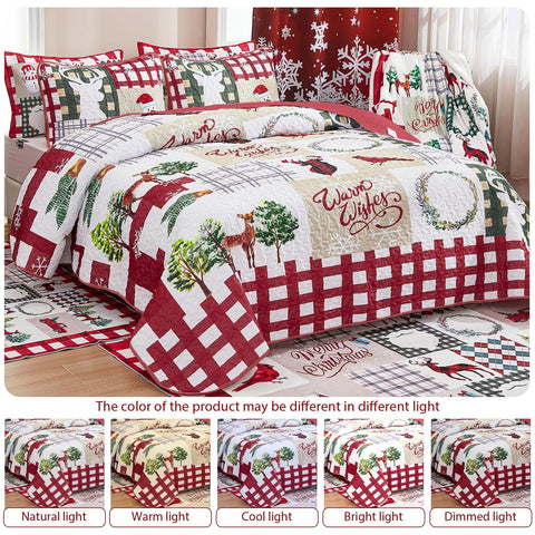 WONGS BEDDING king-size spread on bed for accurate scale