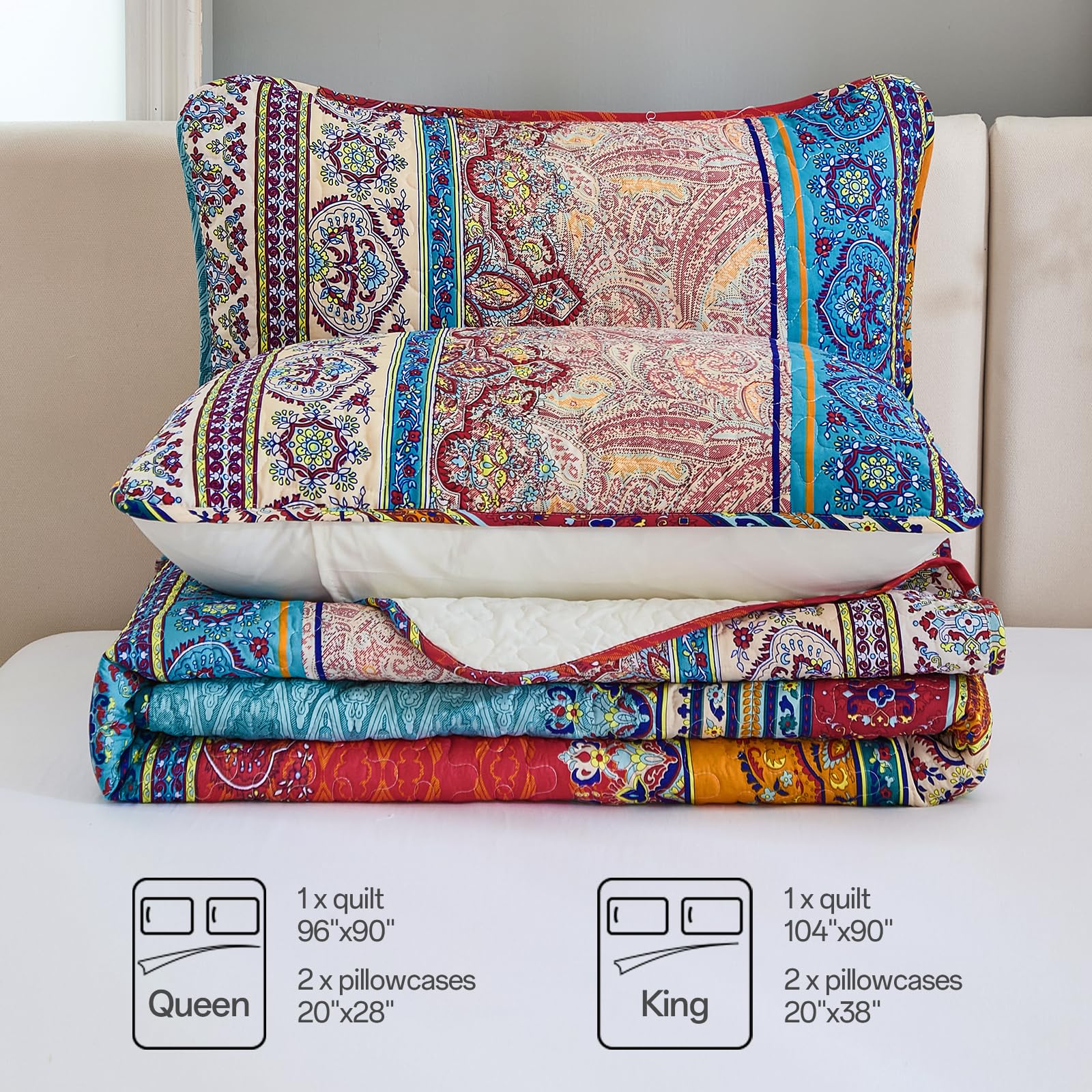 WONGS BEDDING layered with blanket, illustrates all-season warmth versatility