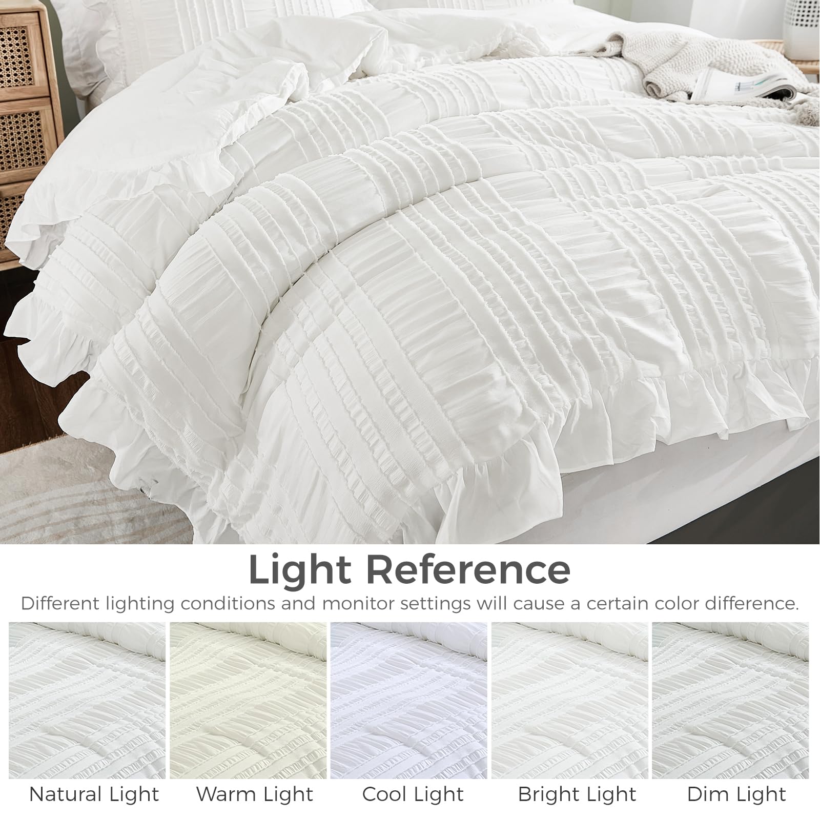 WONGS BEDDING drape over mattress showing 90x90 queen fit and generous coverage