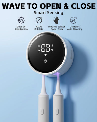 WONICO 360° transparent chamber keeping brushes visible and protected from splashes benefit