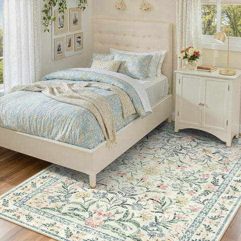 Wonnitar rug in living room to show style and cozy atmosphere