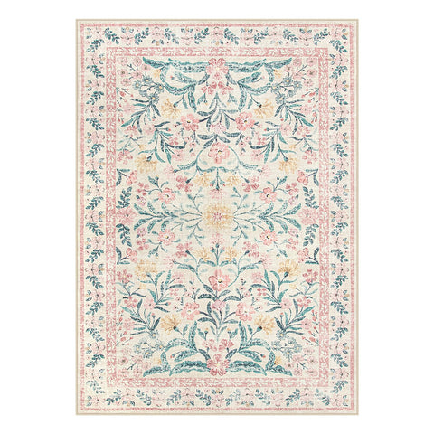 Wonnitar styled in living room setting adding soft floral decor and warmth