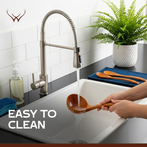WOODLANDS USA ladles displayed with ruler for size comparison benefit