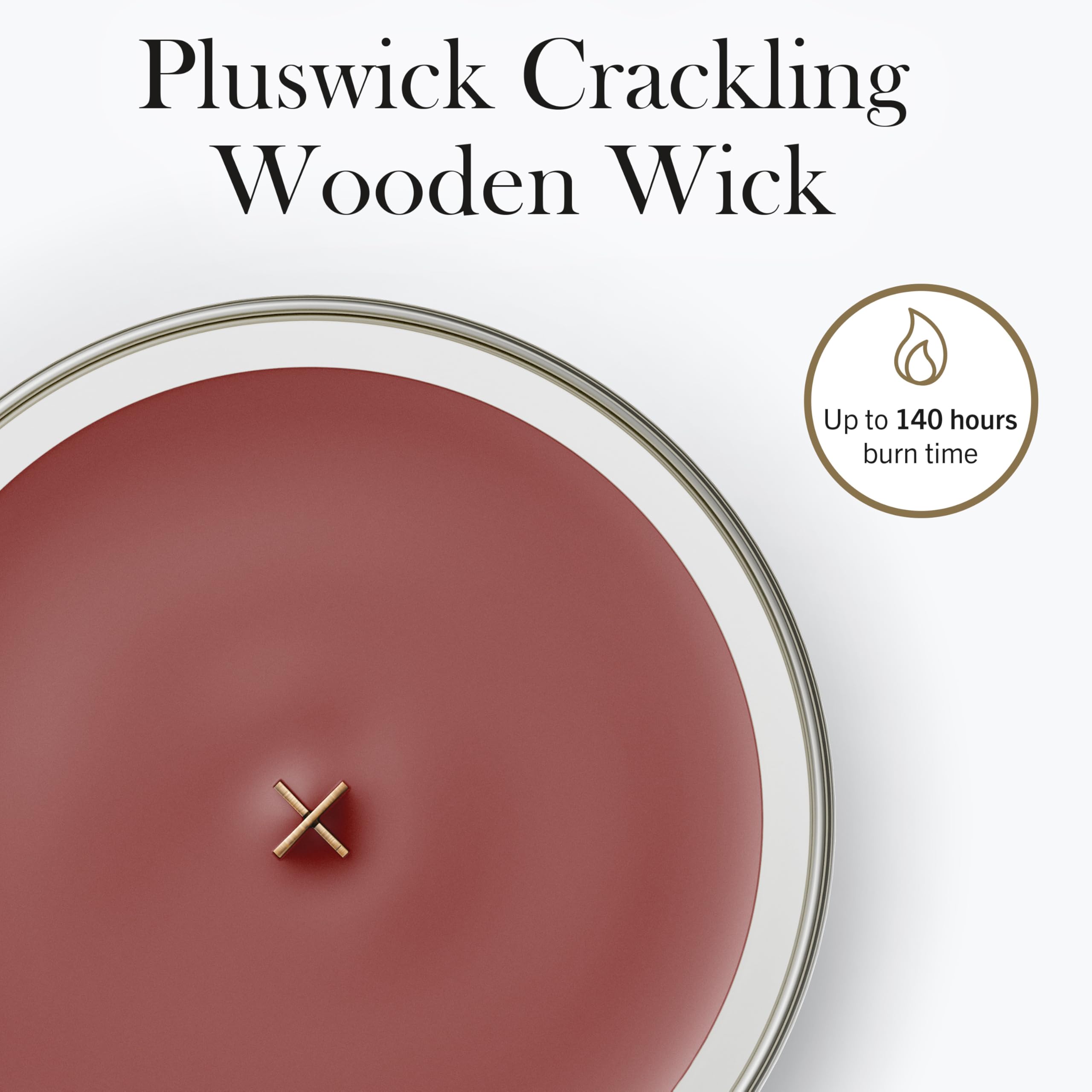WoodWick(ウッドウィック) 21.5 oz candle beside common objects to show true scale