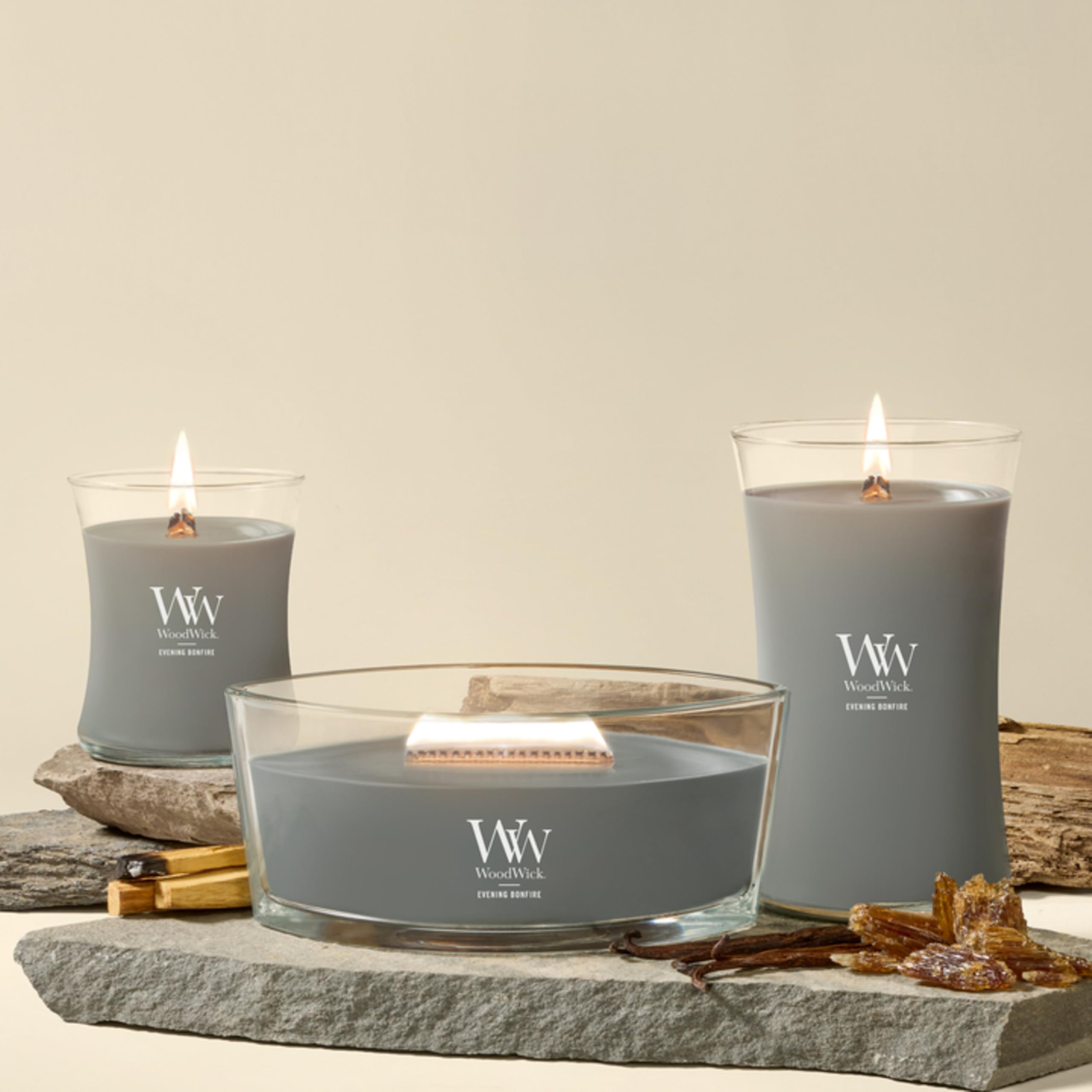 WoodWick(ウッドウィック) candle in gift box styling showing ready-for-gifting appeal