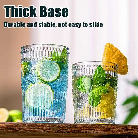wookgreat highball glass with mojito demonstrating tall drink presentation