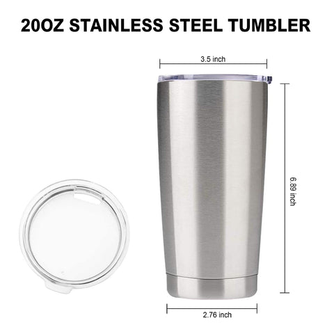 WOOKOO Dad tumbler in use outdoors showing travel convenience