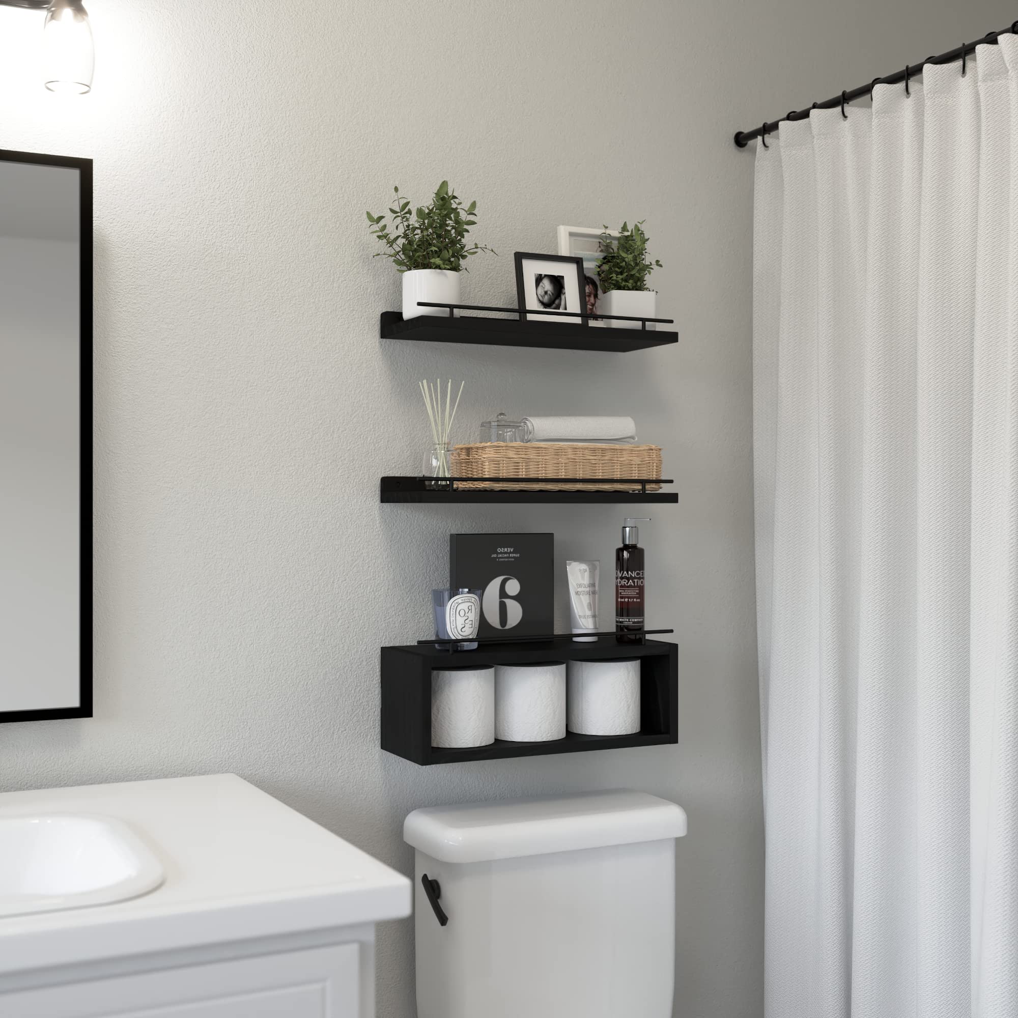 WOPITUES close-up of cube shelf corner highlighting solid construction and modern look