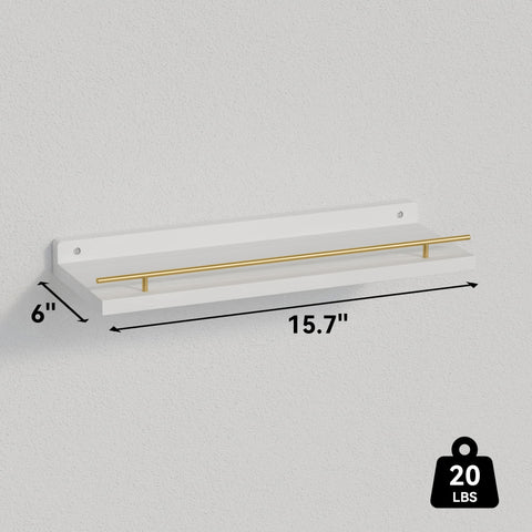 WOPITUES detailed gold metal guardrail highlighting secure edge protection