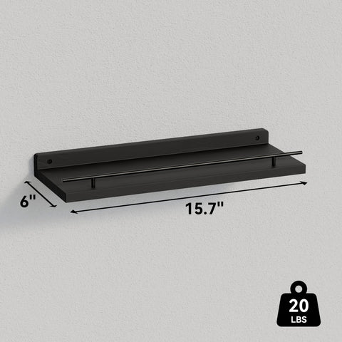 WOPITUES side profile showing shelf thickness and sturdy construction benefit