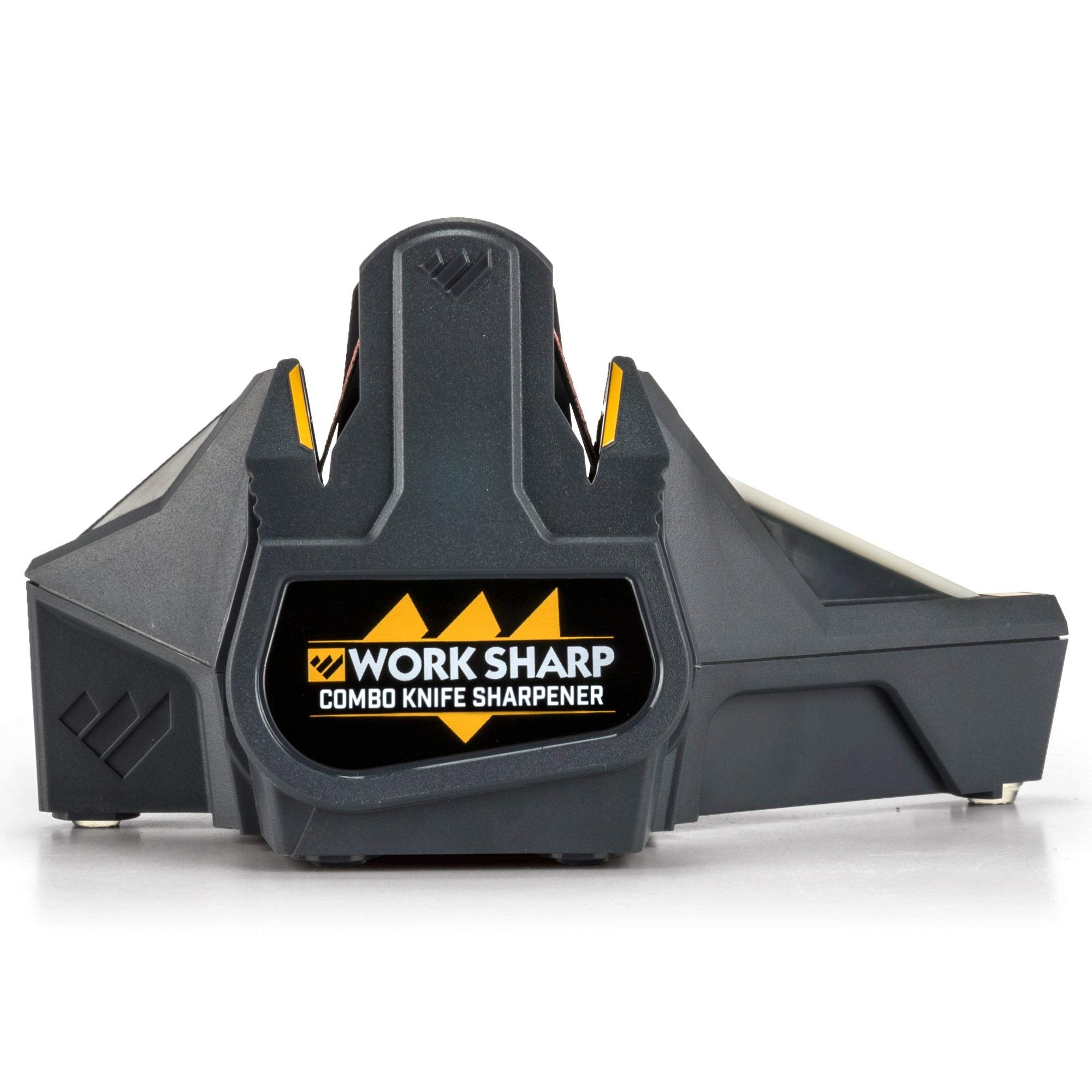 Work Sharp tapered ceramic hone detail showing fine edge refinement benefit