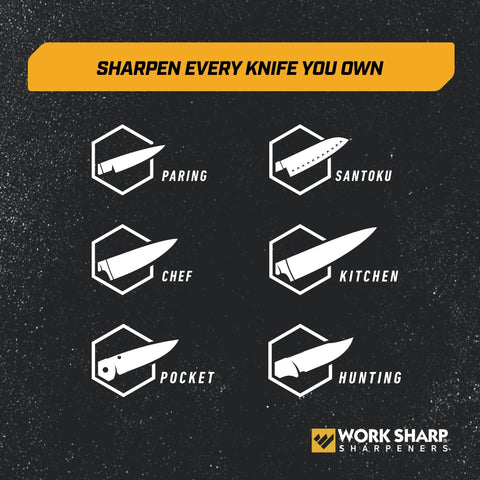 WORK SHARP fine ceramic stone close-up for polished finish