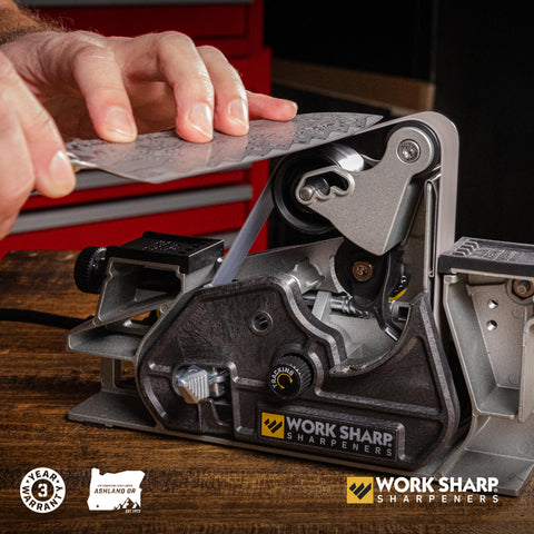 WORK SHARP controls and dashboard for easy mode switching and setup