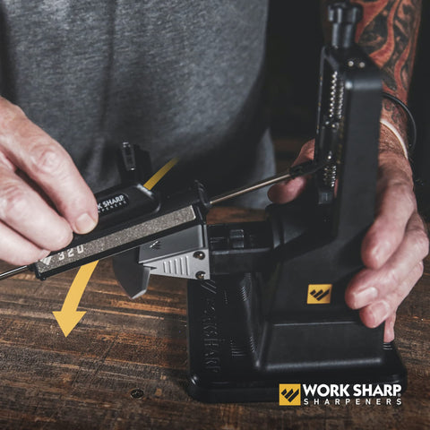 WORK SHARP labelled components overview clarifying part functions and setup