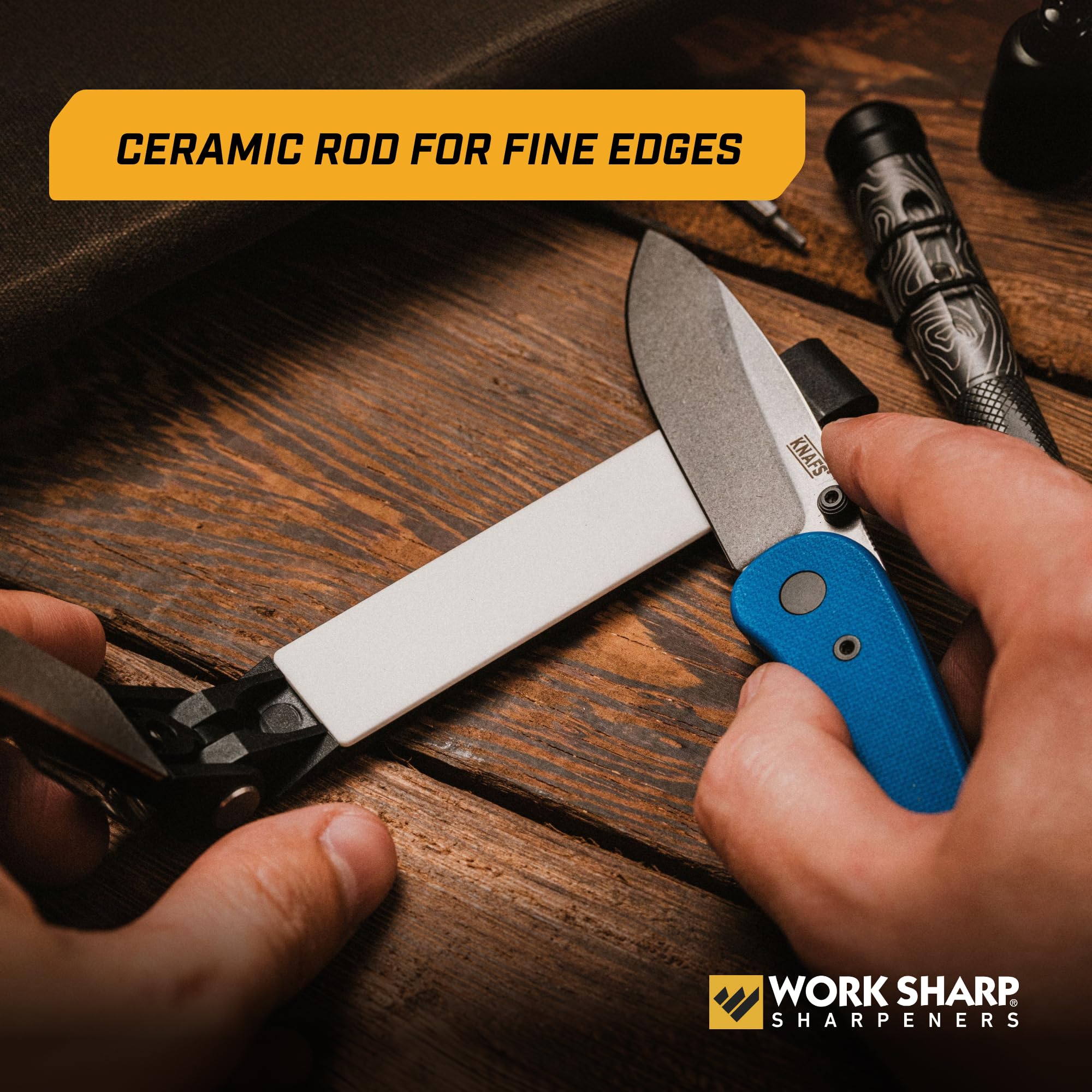 WORK SHARP pocket clip image showing secure, easy everyday carry