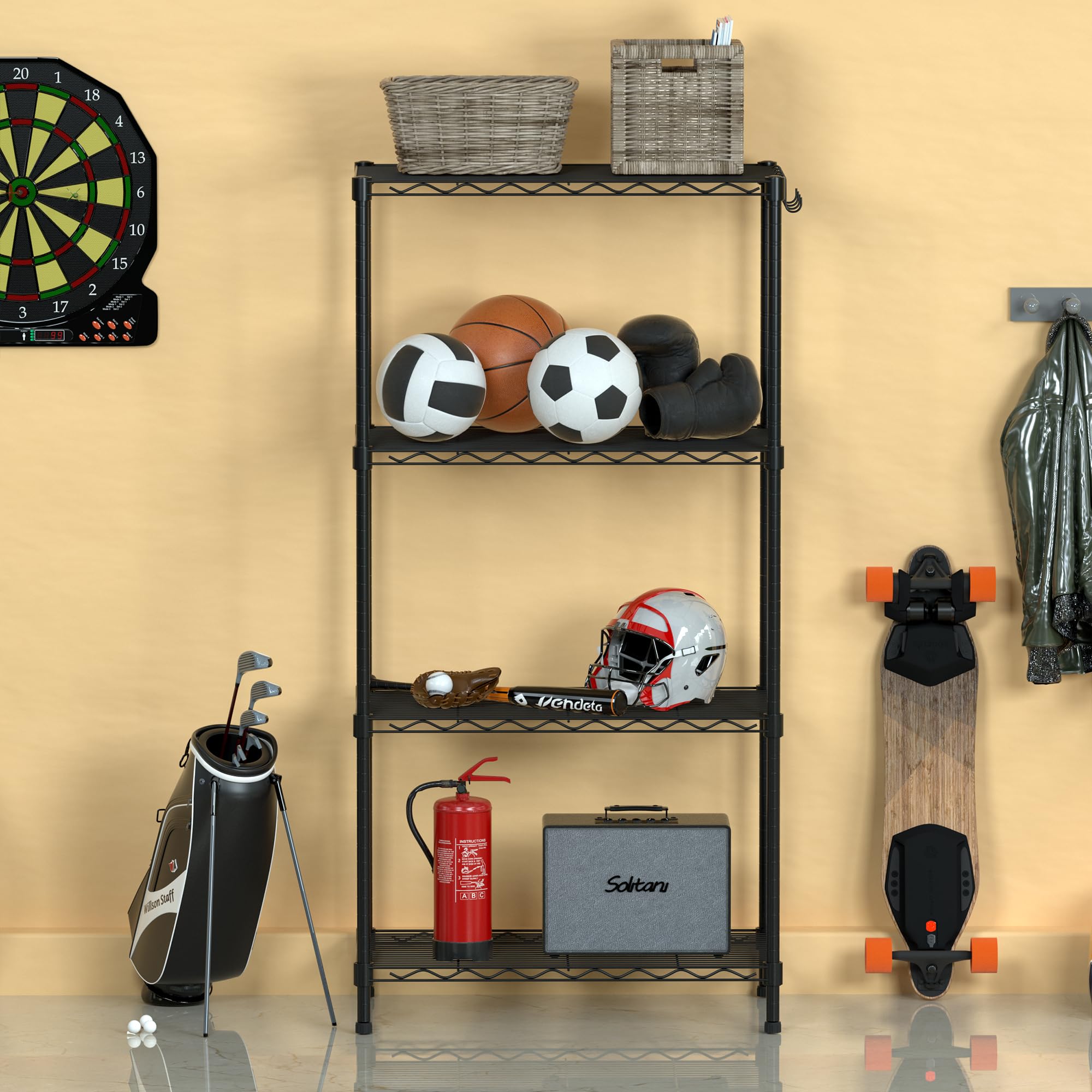 WORKPRO stocked pantry display maximizing vertical space and visibility