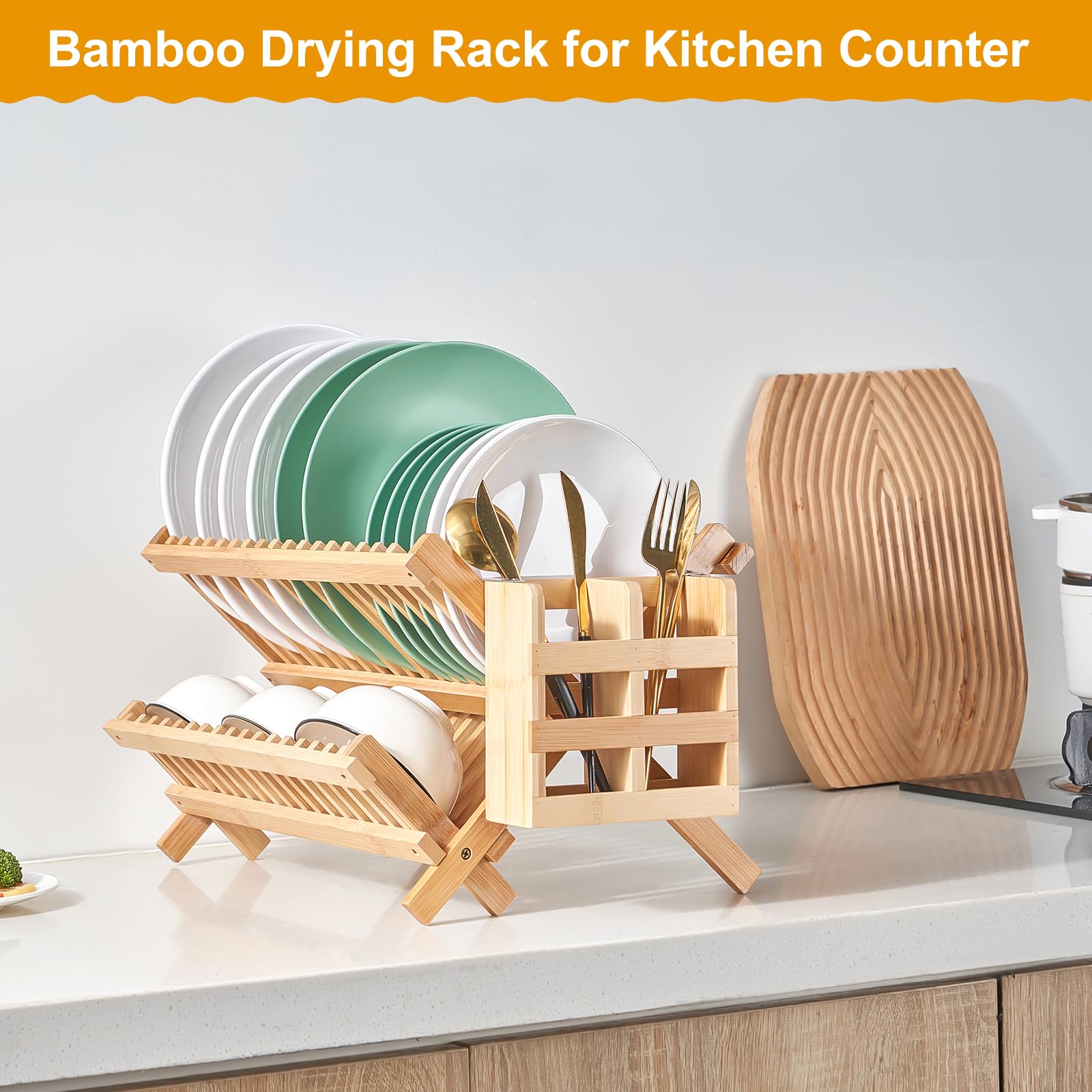 Worthyeah folded rack flat for compact storage and easy stowing