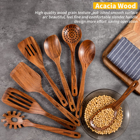 wosponfan assorted utensils laid out demonstrating versatile shapes for cooking