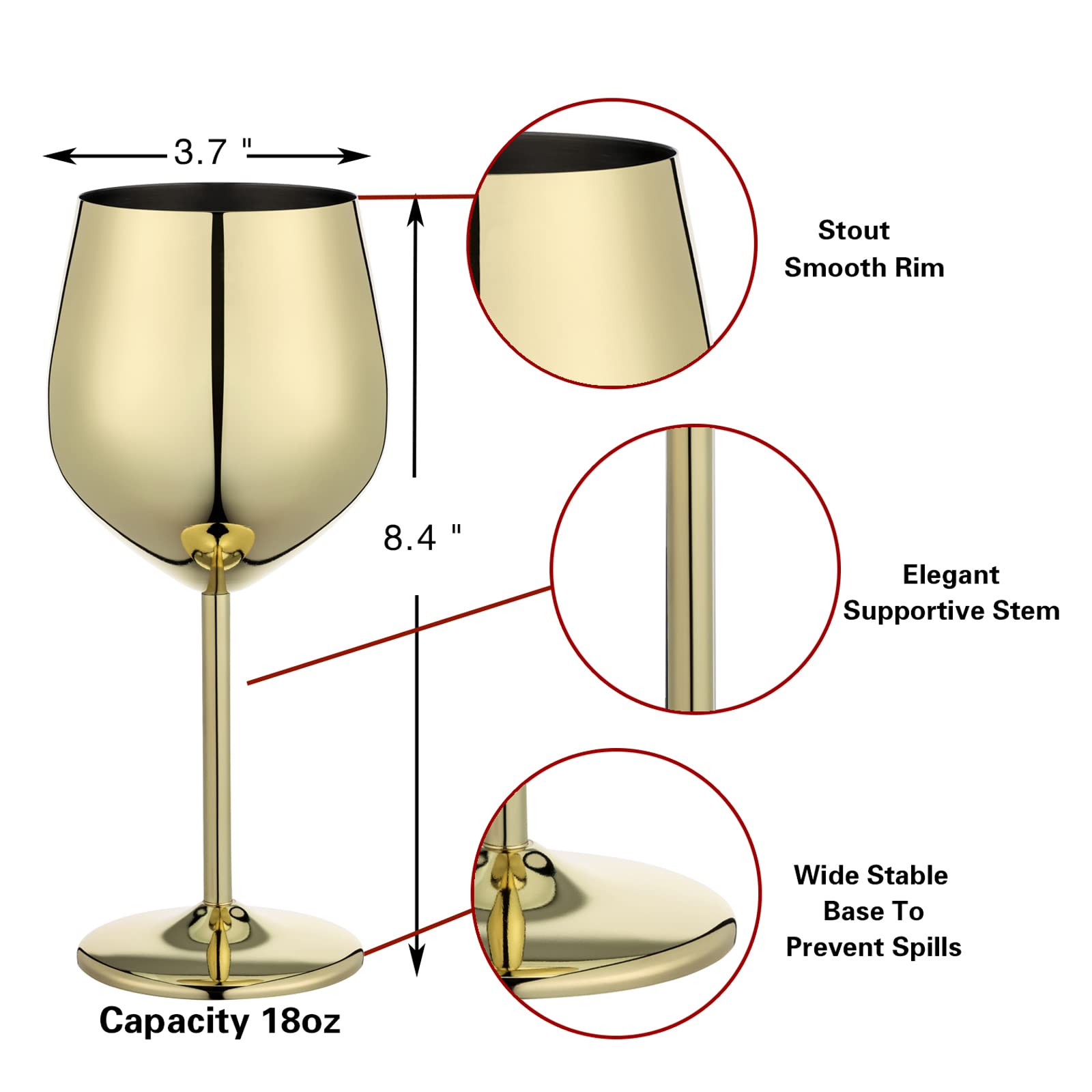 WOTOR size comparison beside bottle to show 18oz capacity and scale
