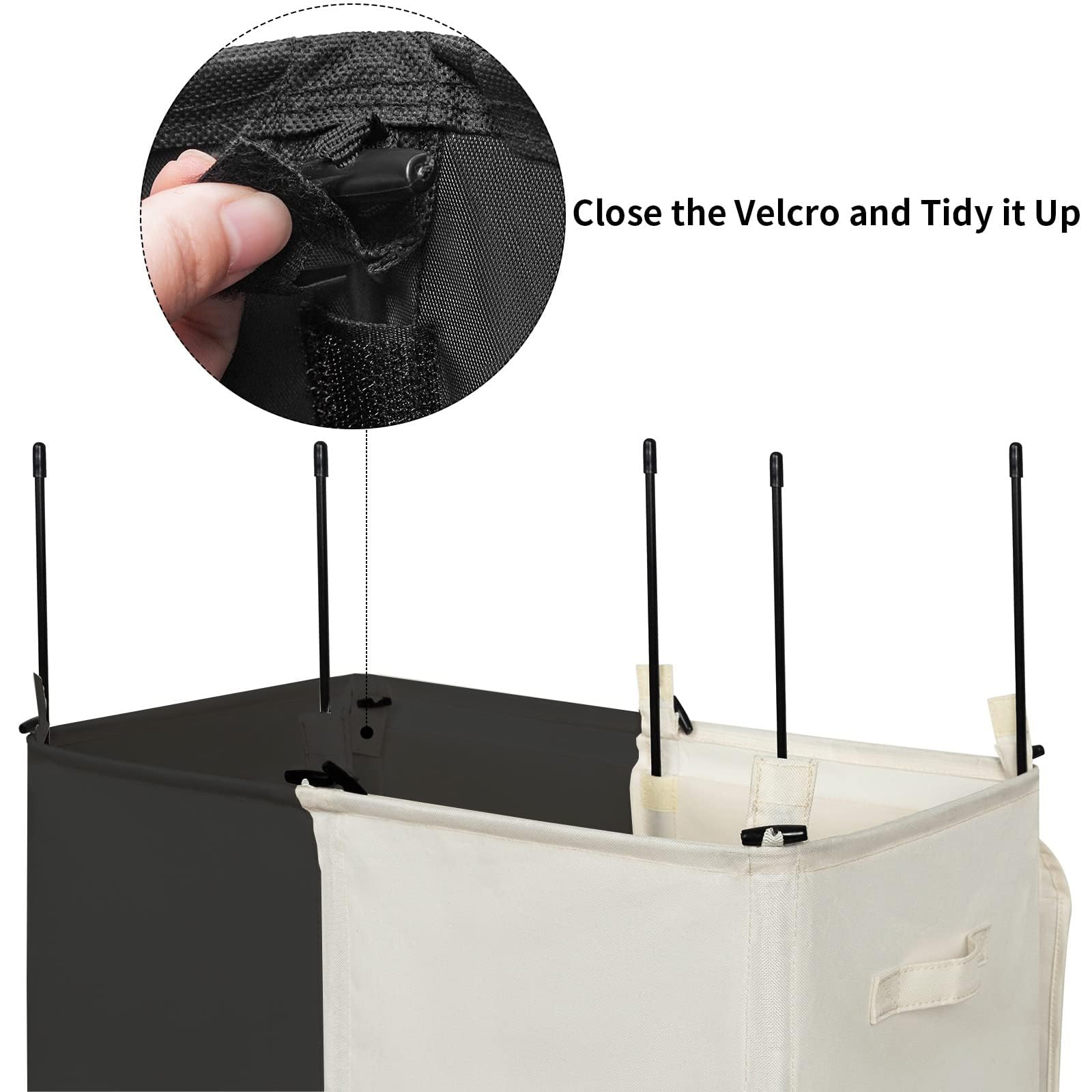 WOWLIVE 600D fabric texture closeup highlighting durable, wear-resistant material