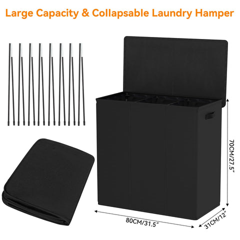 WOWLIVE removable inner bags with handles for easy transport to washer