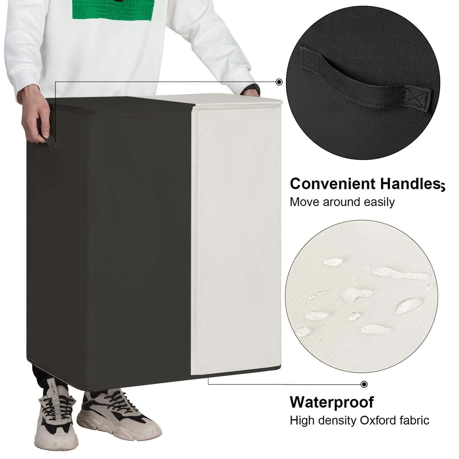 WOWLIVE divider compartments top view illustrating separate sorting convenience