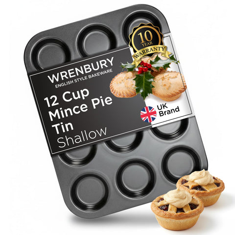 Wrenbury front view of 12-cup tin showing design and branding benefit easy storage