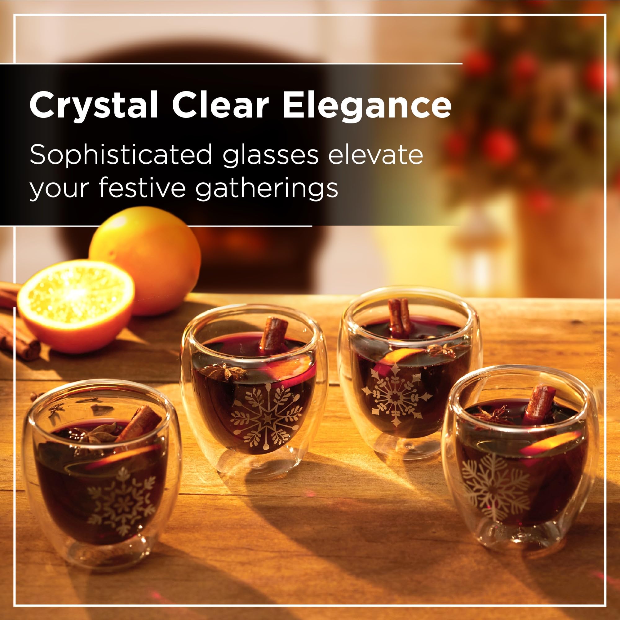 Wrenbury glass in use with mulled wine illustrating warmth and seasonal atmosphere