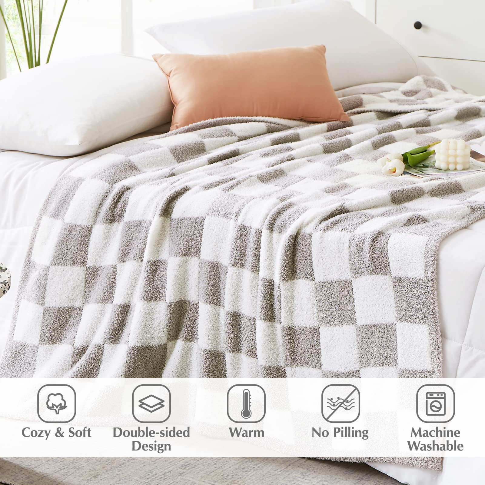 WRENSONGE blanket draped on sofa adding style and cozy relaxation to living room