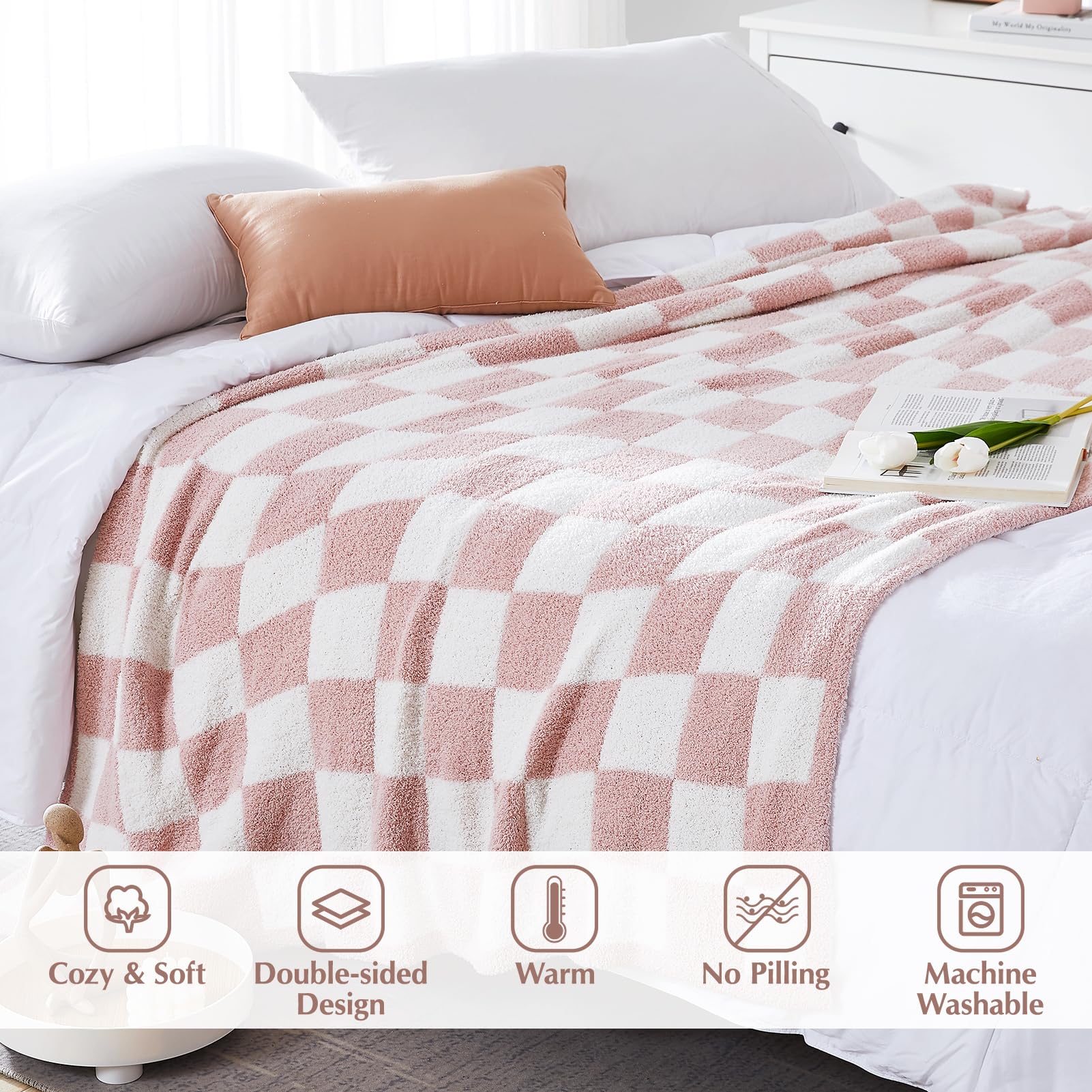WRENSONGE folded blanket tied with ribbon emphasizing gift-ready presentation