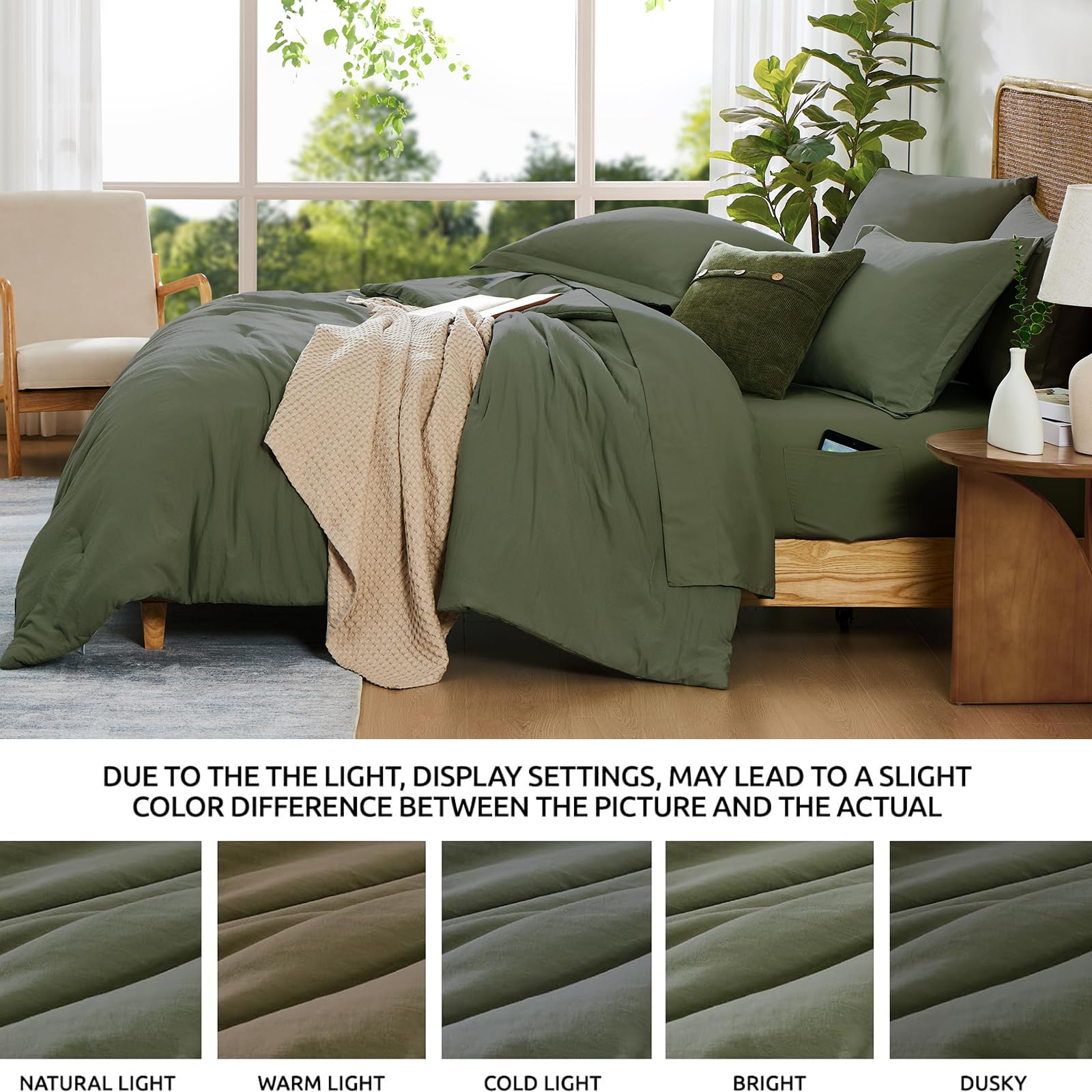 WRENSONGE fitted sheet stretched on mattress showing 14-inch pocket depth and secure fit