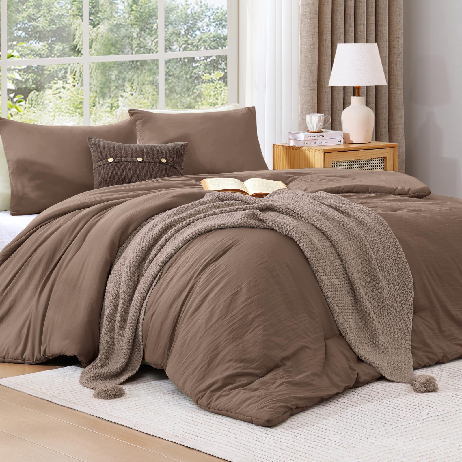 WRENSONGE prewashed fabric close-up highlighting soft texture for immediate comfort