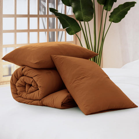 WRENSONGE neatly folded comforter in wardrobe for compact storage benefit
