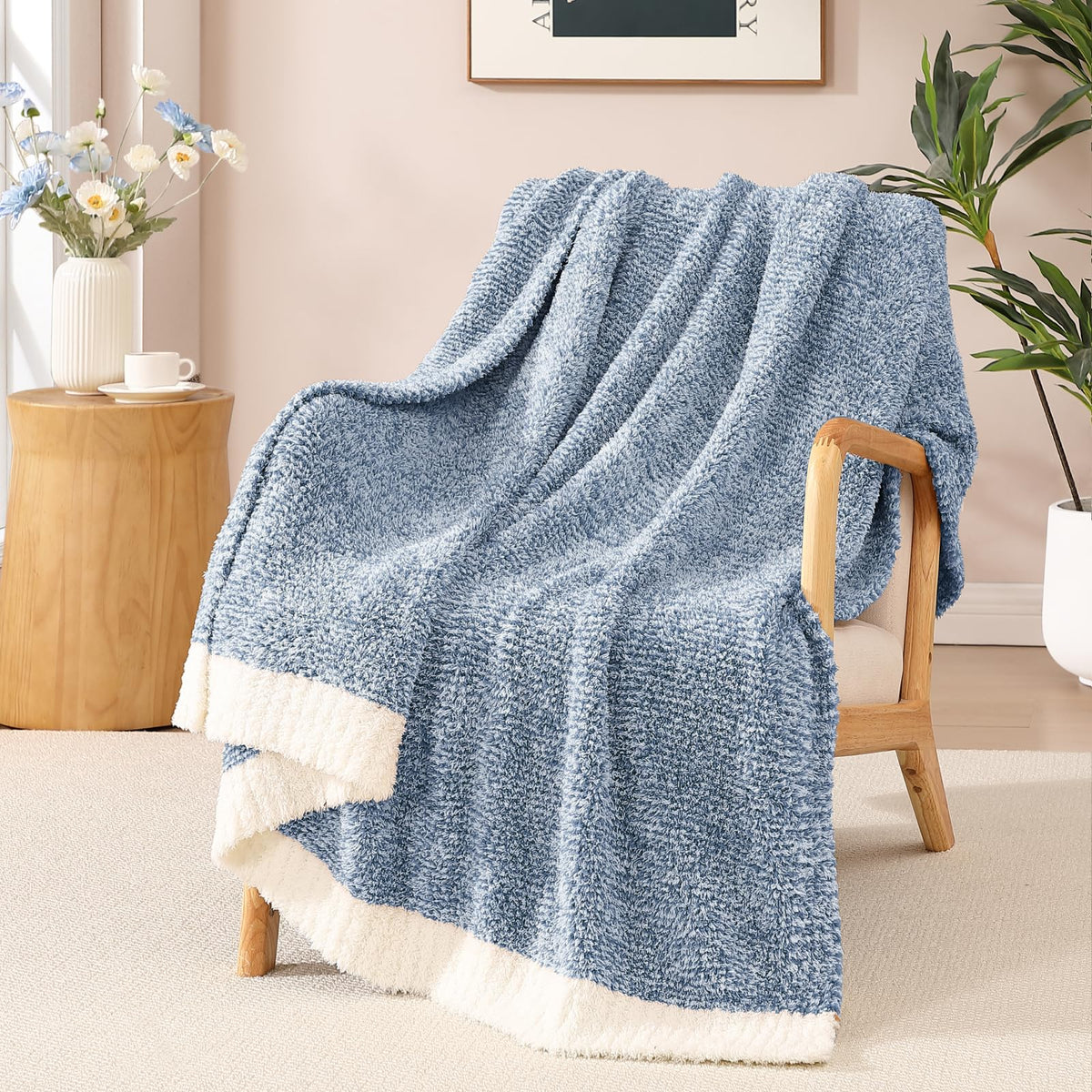 WRENSONGE front packaging showing folded throw and ribbon, stylish and gift-ready