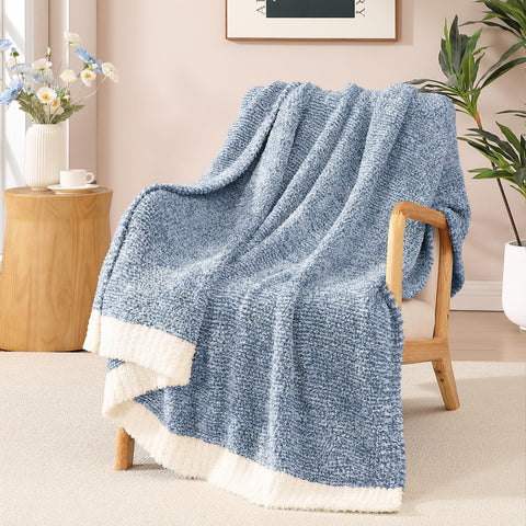 WRENSONGE front packaging showing folded throw and ribbon, stylish and gift-ready
